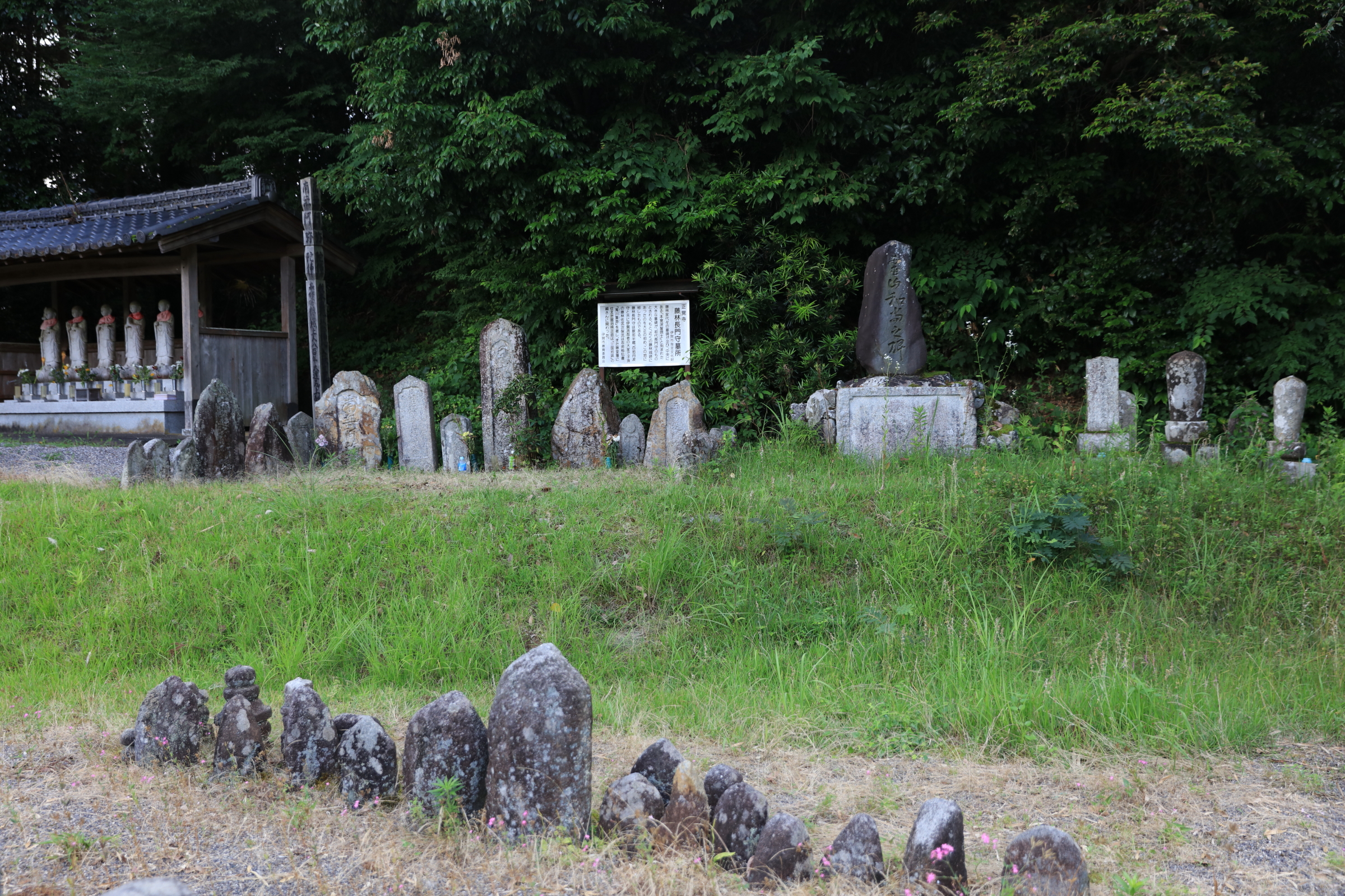 伊賀忍供養　比自山 藤堂貴久お堂  金毘羅  百田不動 田矢城  服部半蔵保長  百地丹波守  藤林長門守  手力神社